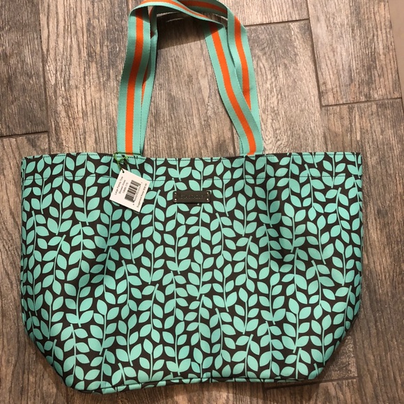 Vera Bradley Handbags - NWT Vera Bradley Large Family Tote in Shower Vines